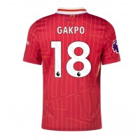 Maglia Calcio Liverpool Cody Gakpo #18 Prima Divisa 2024-25 Manica Corta